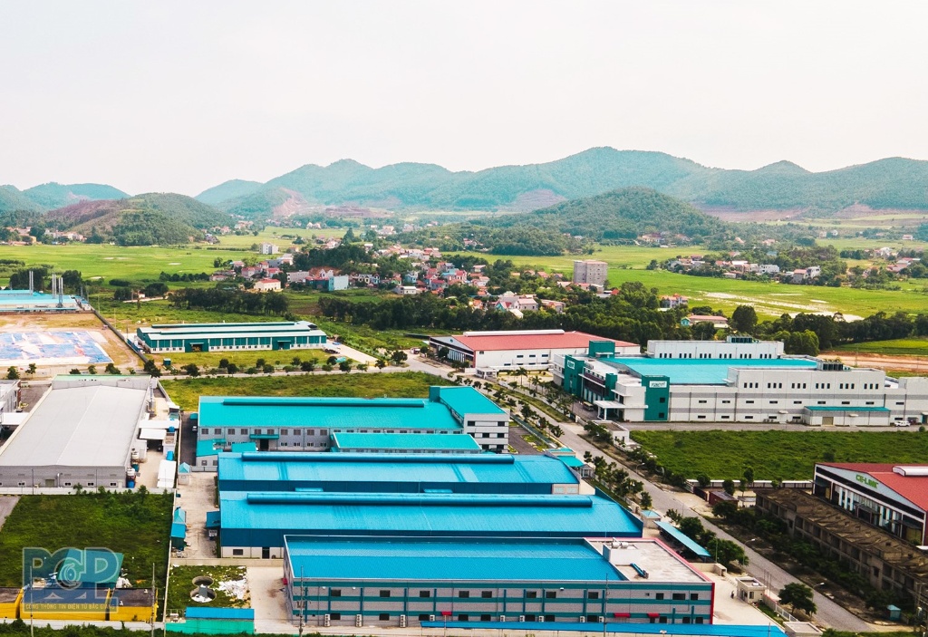 Industrial clusters in Bac Giang province