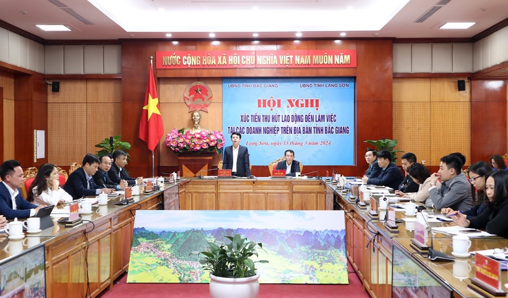Conference to promote to attract workers from Lang Son province to work at businesses in Bac...